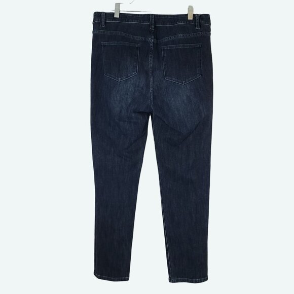 Soft Surroundings 2AN42 5 Pocket Pull‎ On Denim Jeggings Size Medium - Picture 6 of 8